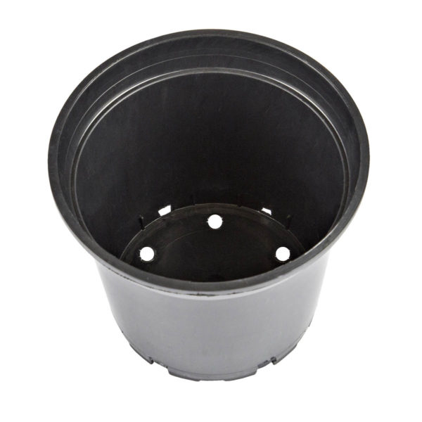 Flower Pot 3lt (Wide) Black