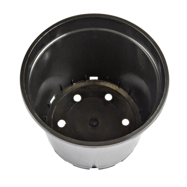 Flower Pot 4lt (Wide) Black